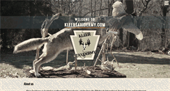 Desktop Screenshot of kleertaxidermy.com