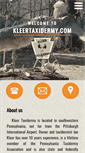 Mobile Screenshot of kleertaxidermy.com